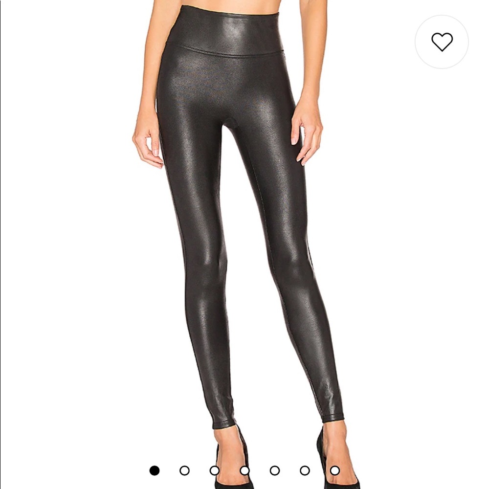 Spanx faux leather leggings S petite